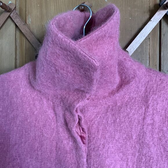 Talbots pink mohair wool blend peacoat - Picture 11 of 11